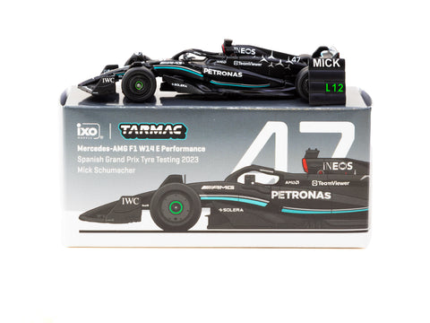 1/64 Mercedes-AMG F1 W14 E Performance Spanish Grand Prix Tyre Testing 2023 #47 Mick Schumacher