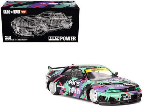 1/64 Nissan Skyline GT-R (R33) HKS V1 Limited Edition - Kaido House