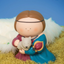 Lady with an Ermine Art Toy