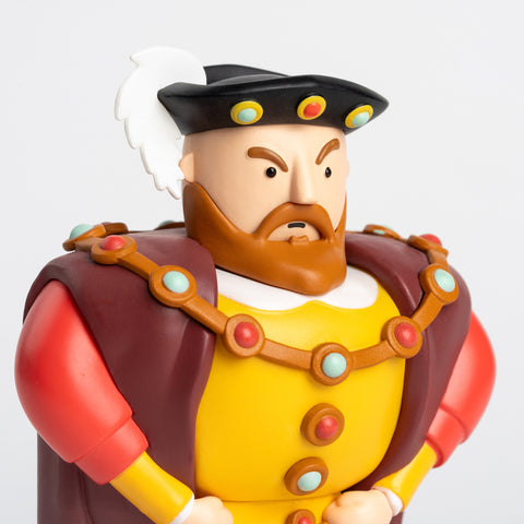 Henry Viii Collectible Figurine – Tudor Era Art Toy