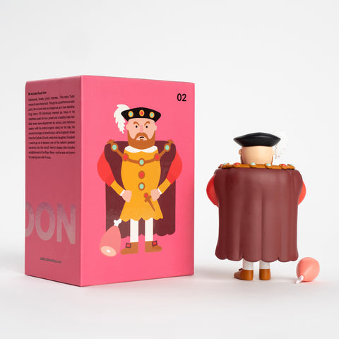 Henry Viii Collectible Figurine – Tudor Era Art Toy