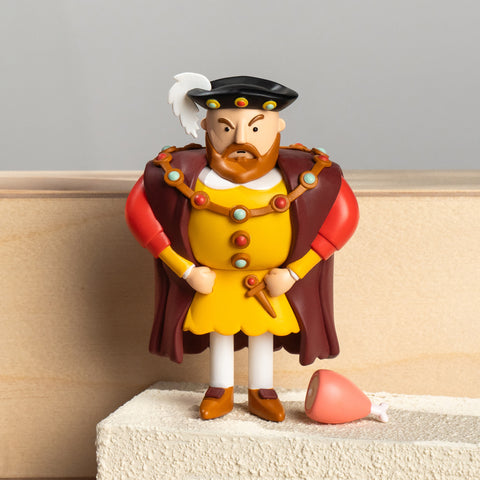 Henry Viii Collectible Figurine – Tudor Era Art Toy