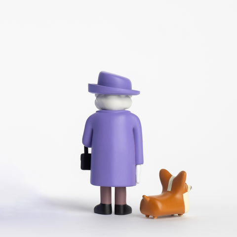 Queen Elizabeth & Royal Corgi – London Souvenir