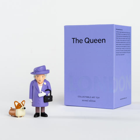 Queen Elizabeth & Royal Corgi – London Souvenir