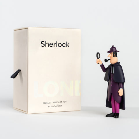 Sherlock Holmes Collectable Cities figure with illustrated presentation box