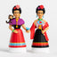Frida Kahlo collectible figure bundle with both figures shown side by side from the front