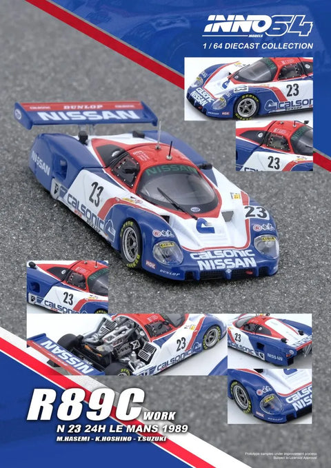 1/64 R89C Le Mans 24Hours 1989 #23 - Inno64