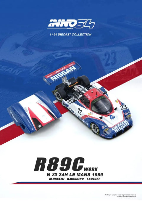 1/64 R89C Le Mans 24Hours 1989 #23 - Inno64