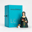 Figurine of Anne Boleyn in front of a blue box with 'Anne Boleyn' branding.